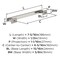 Amerock Triomphe 6-5/16 inch (160mm) Center-to-Center Satin Nickel Cabinet Pull, 25PK 25VMP37093G10 - alternate 2