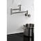 Kingston Brass Wall Mount Pot Filler Faucet, Polished Nickel KS8106RX - alternate 3