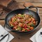 Bakkenmaster Bakken 14 in Pre-Seasoned Cast Iron Wok with Wooden Lid, Flat Bottom, Oven & Stove Safe BAKCASTWOK - alternate 3
