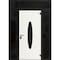 Vdomdoors Front Exterior Prehung Steel Door Ronex1277 Black Enamel 2 Sidelight and Transom Window Sidelite RONEX1277EXD-BLK-W14+36+14xH80+16-LH-I - alternate 1