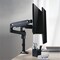 Rocstor ERGOREACH EP9 PREMIUM DUAL ERGONOMIC MONITOR ARM, C-CLAMP & GROMMET - SUPPORTS Y10N013-B1 - alternate 6