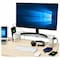 Eaton Tripp Lite Series Monitor Riser for Desk - Height Adjustable, Glass Top, USB and Audio Ports MR248USBG - alternate 3