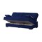 Homeroots 75" Blue Chenille Convertible Futon Sleeper Sofa And Toss Pillows With Storage 607202 - alternate 3