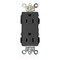 Leviton PlugsandReceptacles, 15A, 125VAC, Blk, Nylon 16262-E - alternate 1