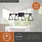 Vaxcel Ravenna 4 Light Matte Black Bathroom Vanity Fixture Metal Cage Shade, LED Compatible W0446 - alternate 4