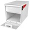 Mail Boss Locking Security Post-Mount Mailbox, Alpine White, USPS Approved 805923 - alternate 3