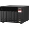 Qnap DESKTOP 6-BAY NAS/ISCSI IP-SAN, AMD TS-673A-8G-US - alternate 2