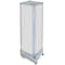 Azar Displays Four-Sided Pegboard Tower Floor Display, Rotating Wheeled Base, 16 in W x 67 in H, White 700407-WHT - alternate 1