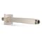 Supplygiant 10 in Straight Ceiling Mount Shower Arm, Flange, Square Arm for Rain Showerhead, Nickel Finish 74-TB32DT-O - alternate 1
