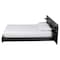 Baxton Studio Elina Modern Ebony Black Wood Queen Size Platform Bed with Built-In Shelves 252-13764-ZORO - alternate 2