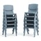 Flash Furniture Plastic Stacking School Chairs with 10.5 in Seat Height in Dusty Blue, 10PK 10-YU-YCX-003-DSTYBL-GG - alternate 4