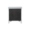 Homeroots 24" Platinum Two Drawers Nightstand 347111 - alternate 1