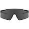 Ironwear Scratch Resistant UV Blocking Safety Glasses with Curved Lens, Black, Grey 3595-B-G - alternate 1