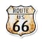 Signmission Route Us 66 Rustic, 12 Inch X 12 Inch, Plastic Sign SHI-P-12-485 - alternate 1