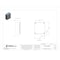 Wiegmann 1/4 Turn Latch Electrical Enclosures, 14 in H, 6 in D, 12 in W, 1, Steel N1C121406 - alternate 3