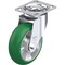 Blickle Swivel Plate Caster, PU, 6", 660 lb., Caster Wheel/Tread Material: Aluminum/Polyurethane Elastomer LE-ALST 150K-14-CO - alternate 1