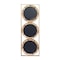 Homeroots 14" Brown and Gold Aluminum and Wood Geometric Framed Accent Mirror 485064 - alternate 5