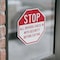 Signmission Stop All Drivers Check in With Secu, 4 inch X 4 inch, Vinyl Decal, 2PK OC-D-2PACK-4-242 - alternate 3