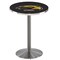 Holland Bar Stool Co 36" Stainless Steel Southern Miss Pub Table, 36" dia. Top L214S3636SouMis - alternate 1