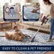 Jonathan Y Superbia Boho Medallion Border Non-Slip Machine-Washable Blue/Gray 5 ft. x 8 ft. Area Rug WSH502E-5 - alternate 2