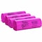 Stout Feminine Hygiene Sanitary Disposal Bags, 4" x 4" x 10", Pink/Black, PK600 TG-7514P10 - alternate 4