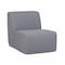 Deko Living Brown Outdoor Compressed Foam Armless Sectional Sofa Chair COP30117ACH - alternate 1