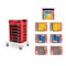 Tekton 6-Drawer Rolling Stack with Shallow Tool Box, L-BOXX 1 and Organizer Bins OLB99204 - alternate 1
