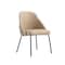 Manhattan Comfort Gracie Dining Chair in Tan and Black - Set of 4 4-DC100-BTN - alternate 3