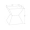 Monarch Specialties Accent Table 25"h, Indoor or Outdoor, Side Table, Nightstand, Bedroom, Living Room, Grey, Modern I 4125 - alternate 5