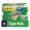 Bounty Select-a-Size Kitchen Roll Paper Towels, 2-Ply, 5.9 x 11, White, 123 Sheets/Triple Roll, 6PK 80799721 - alternate 5