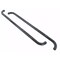 Big Country With Step Pads, 3in Round Bent, Powder Coated, Black, Steel, Without End Caps, Rocker Panel Mount 370741 - alternate 1