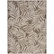 Homeroots 6' X 9' Brown And Ivory Palm Leaf Indoor Outdoor Area Rug 550159 - alternate 1