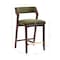Manhattan Comfort Patricia Counter Stool  in Turtle Green - Set of 2 2-CS023-GR - alternate 3