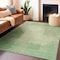 Homeroots 10' X 14' Artichoke Green Geometric Washable Indoor Outdoor Area Rug 608087 - alternate 5