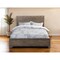 Homeroots Gray Distressed Wood California King Bed Frame 524804 - alternate 3