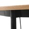 Leisuremod Oval 70.9 in W, 29.5 in L, MDF/Steel, Natural Wood TT70NW - alternate 3