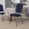 Flash Furniture Navy Blue Fabric Banquet Chair, PK4 4-FD-C01-ALLGOLD-2056-GG - alternate 3