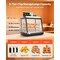 Vevor 3-Tier Commercial Food Warmer Display Pizza Cabinet 75L with LED Light NB-601D - alternate 4