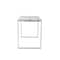 Homeroots Pro Mod Clear Glass and Polished Stainless Steel Desk 400740 - alternate 4