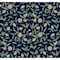 York Wallcoverings Jasmine Blue Metallic Wallpaper GO8251 - alternate 1
