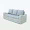 Deko Living Outdoor Wicker Sofa and Sofa Chair Set with Table, Gray, Seats 5 COP30112 - alternate 3