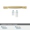 Amerock Highland Ridge 3-3/4 in 96 mm Center-to-Center Champagne Bronze Cabinet Pull BP55317CZ - alternate 3