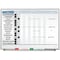 Quartet In/Out Board, Steel, 16 in, 23 in, Aluminum Frame, White/Gray, Gloss 33704 - alternate 1