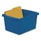 Storex Classroom Storage Bin, 16 qt, 11.25 x 13.62 x 7.9, Assorted Colors, 6PK STX61514S06C - alternate 2