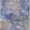 Homeroots 3' X 5' Navy Blue And Beige Abstract Washable Indoor Outdoor Area Rug 581755 - alternate 2