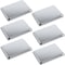 Amgood 13 in. x 18 in. Half Size Perforated Aluminum Bun / Sheet Pan, 6PK AMG PBP-19G-1813-6PK-Z - alternate 6