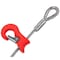 Mytee Products 3/8in x 8'Single Leg Wire Rope Sling w/Sliding Choker Hook for Rigging - 1.4 Ton SLWRS-388-CK - alternate 3