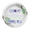 Dixie Disposable Plate, Round, 8-1/2", Paper, Pathways, PK500 UX9WS - alternate 1