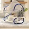 Megachef 16 Inch Two Shelf Iron Wire Dish Rack in Blue DR-116B - alternate 3