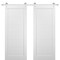 Sartodoors Sliding Double Barn Doors with Hardware White 64x84 (2* 32x84) Solid Core Modern Interior QUADRO4115DB-S-WS-64 x 84 (2* 32x84) - alternate 1
